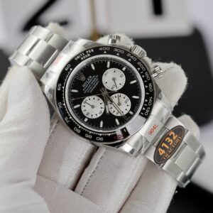 Alternative view of Rolex Daytona 126529LN 904L Steel Black Dial 40mm Oyster Super Clone