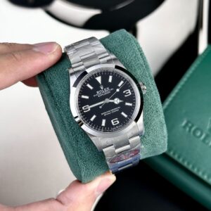 Alternative view of Rolex Explorer 214270 904L Steel Black Dial 36mm Oyster Super Clone