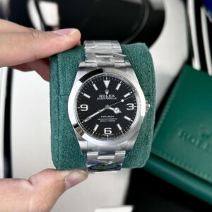 Rolex Explorer 214270 904L Steel Black Dial 39mm Oyster Super Clone