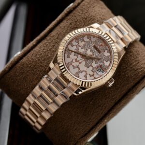 Alternative view of Rolex Datejust 278275 RG Plated Diamond Dial CZ Diamonds 31mm AAA Replica
