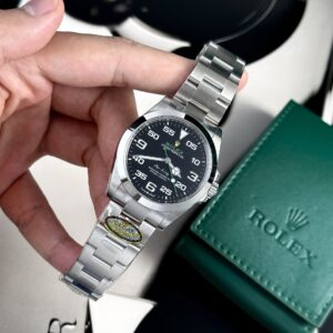 Alternative view of Rolex Air-King 126900 904L Steel Black Dial 40mm Oyster Super Clone