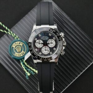 Rolex Daytona 904L Steel Dark MOP Dial With Diamonds 40mm Oysterflex Super Clone
