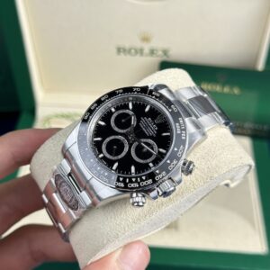 Alternative view of Rolex Daytona 126500LN Godzilla 904L Steel Black Dial 40mm Oyster Super Clone