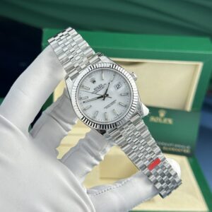 Rolex Datejust 126334 904L Steel White Dial 41mm Jub Super Clone