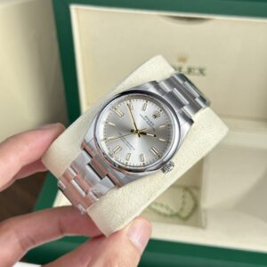 Rolex Oyster Perpetual 126000 904L Steel Silver Dial 36mm Oyster Super Clone