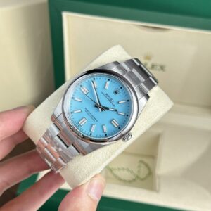 Rolex Oyster Perpetual 124300 904L Steel Ice Blue Dial 41mm Oyster Super Clone