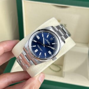 Rolex Oyster Perpetual 124300 904L Steel Blue Dial 41mm Oyster Super Clone