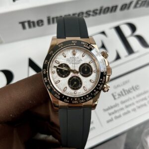 Alternative view of Rolex Daytona 116515LN RG Plated Meteorite Dial 40mm Oysterflex Super Clone