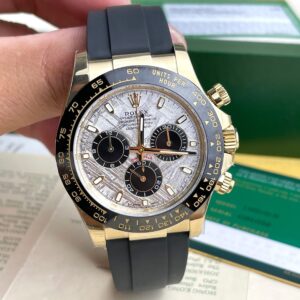 Rolex Daytona 116518LN YG Plated Meteorite Dial 40mm Oysterflex Super Clone