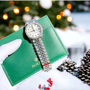 Rolex Datejust 316L Steel White Dial With Diamonds 31mm Jub AAA Replica