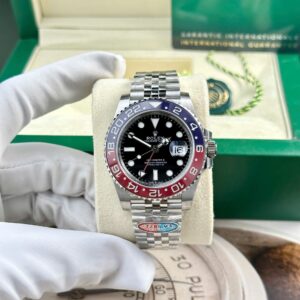 Rolex GMT-Master II 126710BLRO Pepsi 904L Steel Black Dial 40mm Jub Super Clone