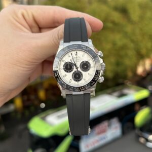 Rolex Daytona 904L Steel Meteorite Dial 40mm Oysterflex Super Clone