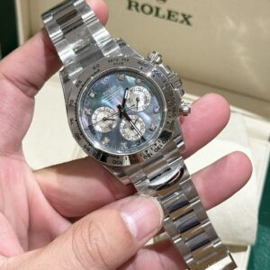 Rolex Daytona 116509 904L Steel Dark MOP Dial With Diamonds 40mm Oyster Super Clone