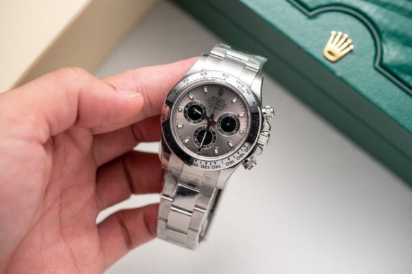 Alternative view of Rolex Daytona 116509 904L Steel Grey Dial 40mm Oyster Super Clone