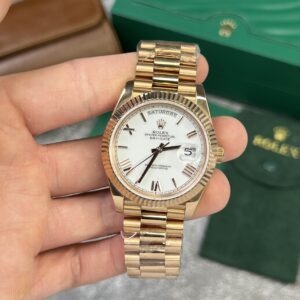 Rolex Day-Date 228235 RG Plated White Dial 40mm Super Clone