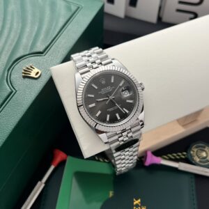 Rolex Datejust 126334 904L Steel Grey Dial 41mm Jub Super Clone