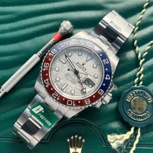 Alternative view of Rolex GMT-Master II 126719BLRO 904L Steel Meteorite Dial 40mm Oyster Super Clone
