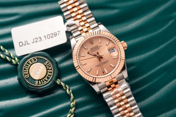 Rolex Datejust SS/RG Plated Pink Dial 31mm Jub Super Clone
