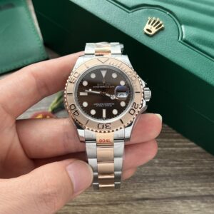 Rolex Yacht-Master 126621 SS/RG Plated Chocolate Dial 40mm Oyster EWF Replica