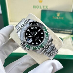 Alternative view of Rolex GMT-Master II 126720VTNR Sprite 904L Steel Black Dial 40mm Jub Super Clone