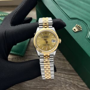 Rolex Datejust SS/YG Plated Champagne Dial 31mm Jub AAA Replica