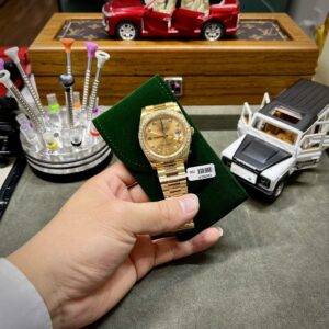 Rolex Day-Date YG Plated Champagne Dial With Diamonds 40mm Super Clone