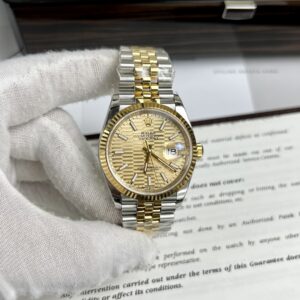 Rolex Datejust SS/YG Plated Gold Dial 41mm Jub EWF Replica