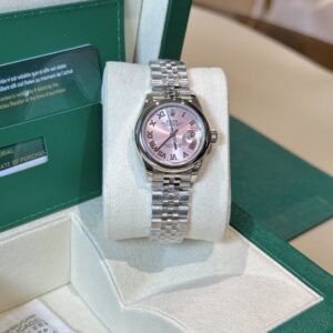 Rolex Datejust 316L Steel Pink Dial 31mm Jub EWF Replica