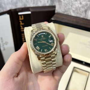 Rolex Day-Date 228238 YG Plated Green Dial 40mm Super Clone
