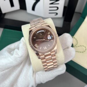 Rolex Day-Date 228235 RG Plated Chocolate Dial 40mm Super Clone