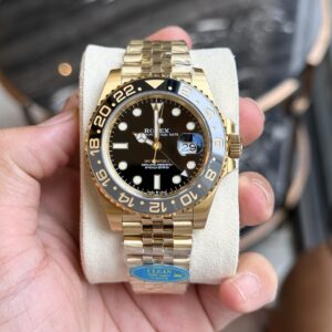 Rolex GMT-Master II 126718GRNR YG Plated Black Dial 40mm Jub Super Clone