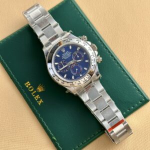Alternative view of Rolex Daytona 116509 904L Steel Blue Dial 40mm Oyster Super Clone