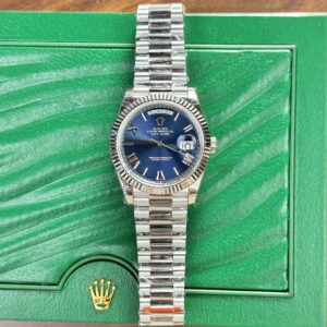 Rolex Day-Date 228239 904L Steel Blue Dial 40mm Super Clone