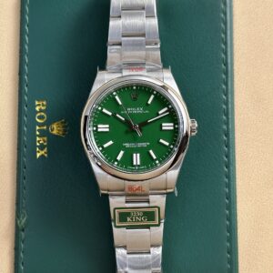 Rolex Oyster Perpetual 124300 316L Steel Green Dial 41mm Oyster AAA Replica