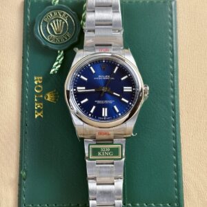 Rolex Oyster Perpetual 124300 316L Steel Blue Dial 41mm Oyster KGF Replica