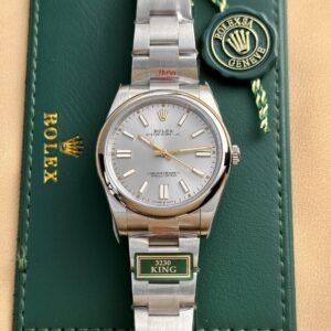 Rolex Oyster Perpetual 124300 316L Steel Silver Dial 41mm Oyster KGF Replica