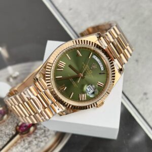 Rolex Day-Date 228235 RG Plated Green Dial 40mm Super Clone
