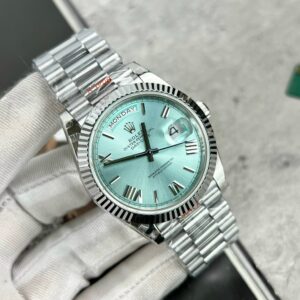 Alternative view of Rolex Day-Date 228236 904L Steel Ice Blue Dial 40mm Super Clone