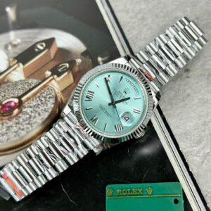 Rolex Day-Date 228236 904L Steel Ice Blue Dial 40mm Super Clone
