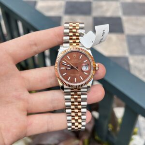 Rolex Datejust SS/RG Plated Chocolate Dial 36mm Jub Super Clone