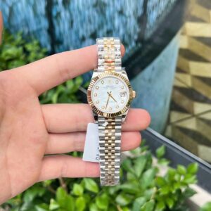 Rolex Datejust SS/YG Plated MOP Dial CZ Diamonds 31mm Jub Super Clone