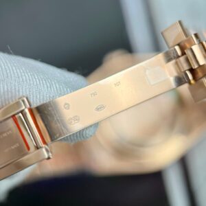 Alternative view of Rolex Day-Date 228235 RG Plated Chocolate Dial CZ Diamonds 40mm Super Clone