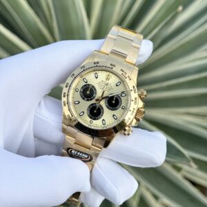 Alternative view of Rolex Daytona 116508 YG Plated Champagne Dial 40mm Oyster Super Clone