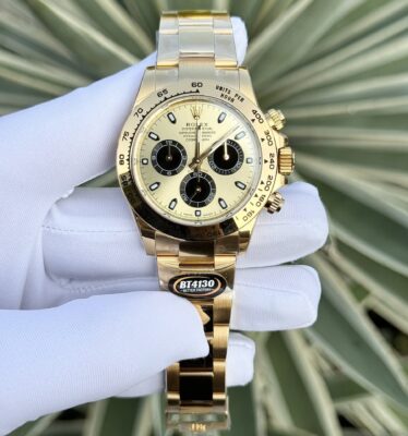 Rolex Daytona 116508 YG Plated Champagne Dial 40mm Oyster Super Clone
