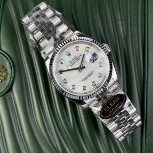 Rolex Datejust 126234 904L Steel MOP Dial CZ Diamonds 36mm Jub Super Clone