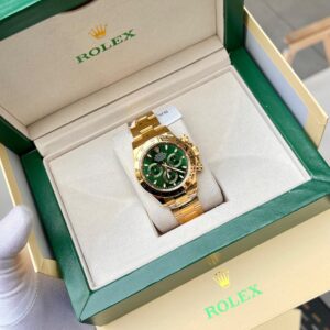 Rolex Daytona YG Plated Green Dial 40mm Oyster Super Clone