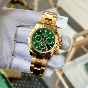 Alternative view of Rolex Daytona YG Plated Green Dial 40mm Oyster Super Clone