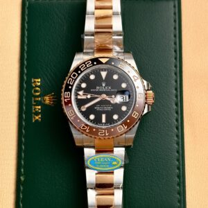 Alternative view of Rolex GMT-Master II 126711CHNR Root Beer SS/RG Plated Black Dial 40mm Oyster Super Clone