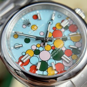 Alternative view of Rolex Oyster Perpetual 124300 904L Steel Celebration Dial 36mm Oyster Super Clone