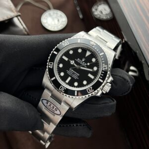 Alternative view of Rolex Submariner 124060LN 904L Steel Black Dial 41mm Oyster Super Clone